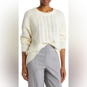 360 Cashmere Cable Knit Sweater