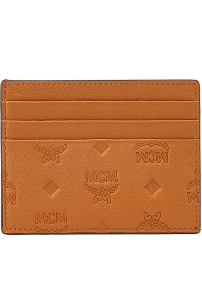 MCM Mini Leather Card Case