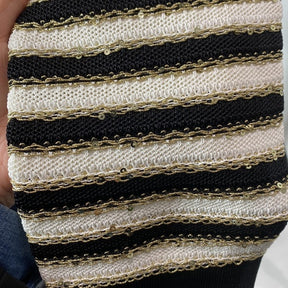 BALMAIN Striped Knit Jacket