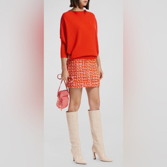 Essentiel Antwerp Wool-Blend Tweed Mini Skirt