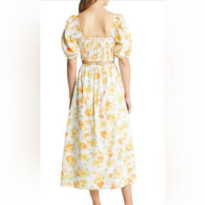 Faithful the Brand Floral Cutout Cotton Dress - Embrace Trendy Elegance