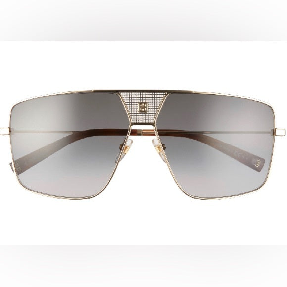 Givenchy Oversize Aviator Sunglasses | Industrial Elegance with Signature 4G Emblem