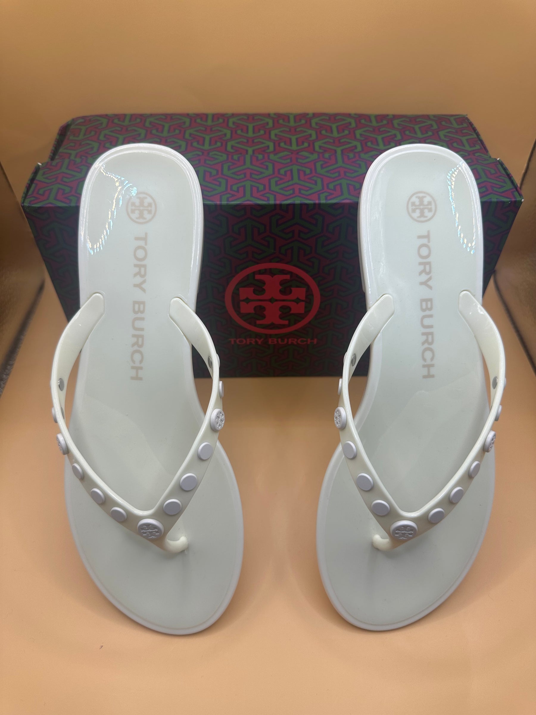 Tory Burch Studded Jelly Sandals