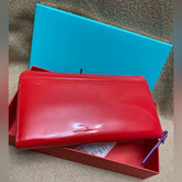 Kate Spade Red Patent Leather Wallet - Effortless Elegance in Every Detail