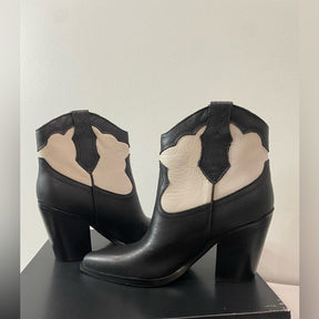 Marc Fisher Western Bootie - Dance in Style with All-Leather Country Charm