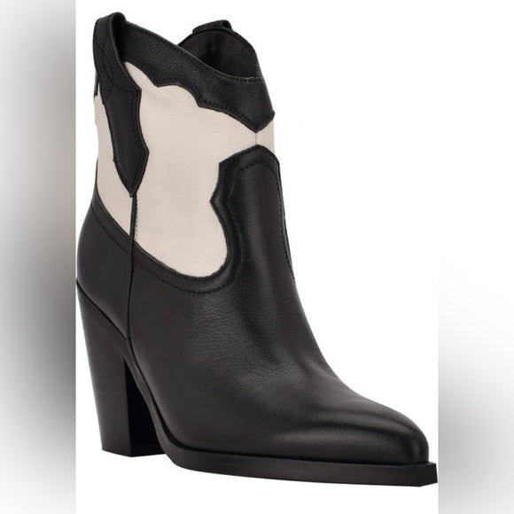 Marc Fisher Western Bootie - Dance in Style with All-Leather Country Charm