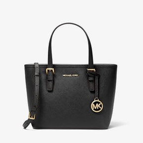 Michael Kors Small Saffiano Leather Top-Zip Tote Bag