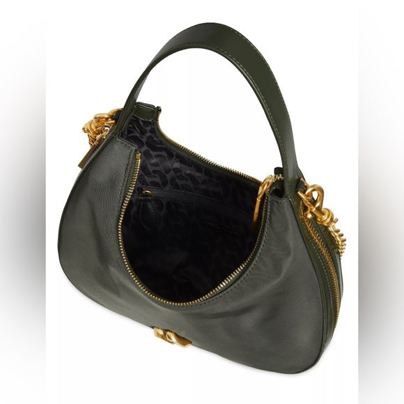 Rebecca Minkoff City Nylon Convertible Hobo Bag - Sporty Chic with Goldtone Accents