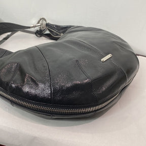 Rebecca Minkoff Croissant Leather Hobo Bag in Black | Unique Zip-Around Style