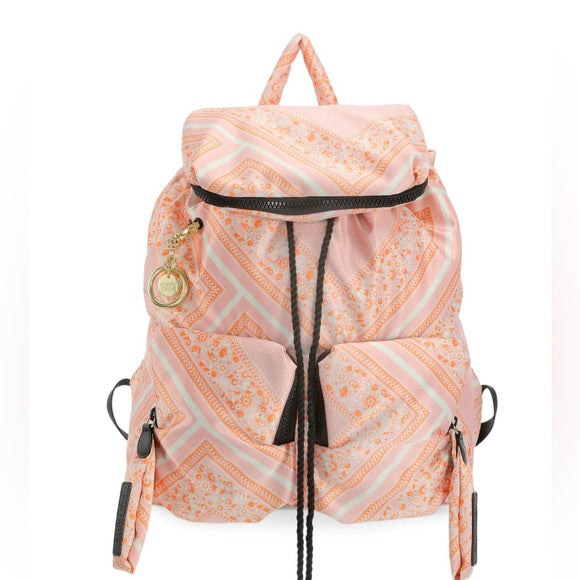 See by Chloé Bandana Print Backpack Sporty Elegance with Classic Bandana Design