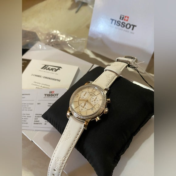 Tissot Dressport Diamond MOP Dial Ladies Watch | Elegance in Mother of Pearl and Stainless Steel