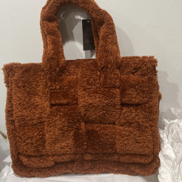 Vince Camuto Orla Faux Fur Shearling Tote