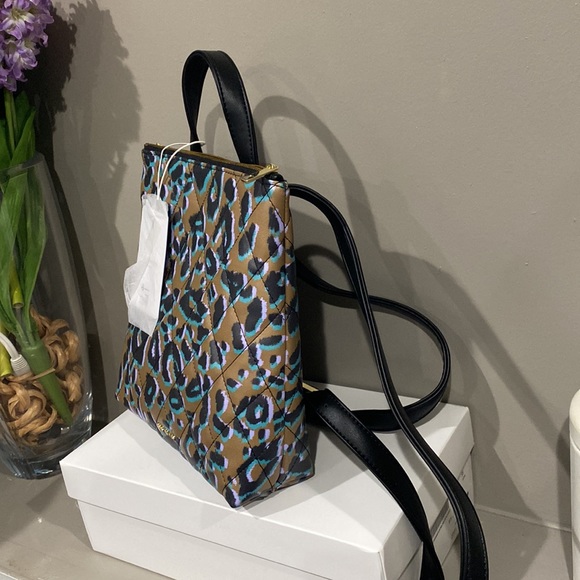 Ted Baker Quilted Animal Print Backpack