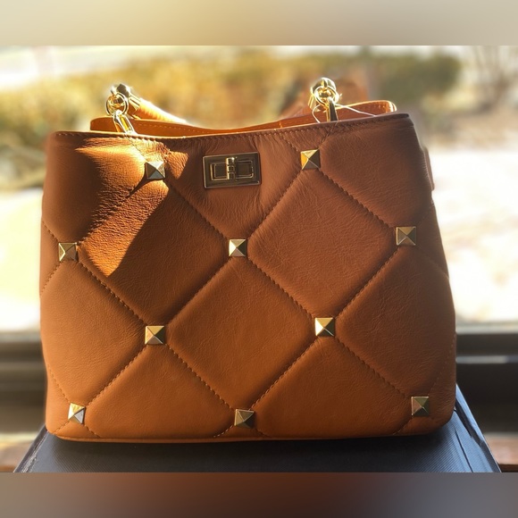 Italian Genuine Leather Top Handle Bag