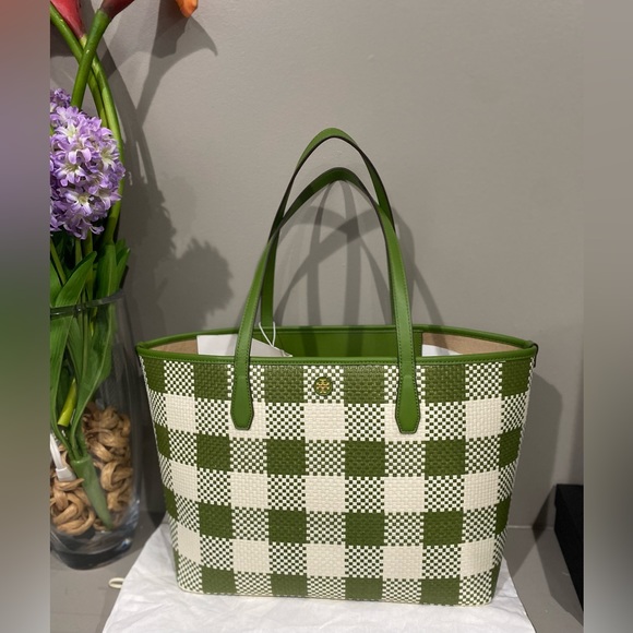 Tory Burch Blake Straw Tote