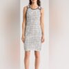 Alice + Olivia Women’s Monochrome Tweed Mini Dress