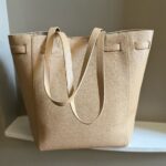 Veronica Beard Dash Leather Tote Bag – Structured Belted Work Tote