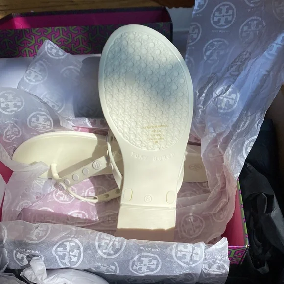 Tory Burch Studded Jelly Thong Sandals