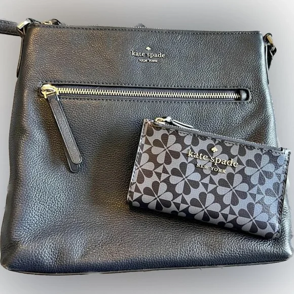 m_wp_64910c87acf462c014c8e1b2 Kate Spade New York Blue Leather Crossbody Bag & Matching Wallet Set