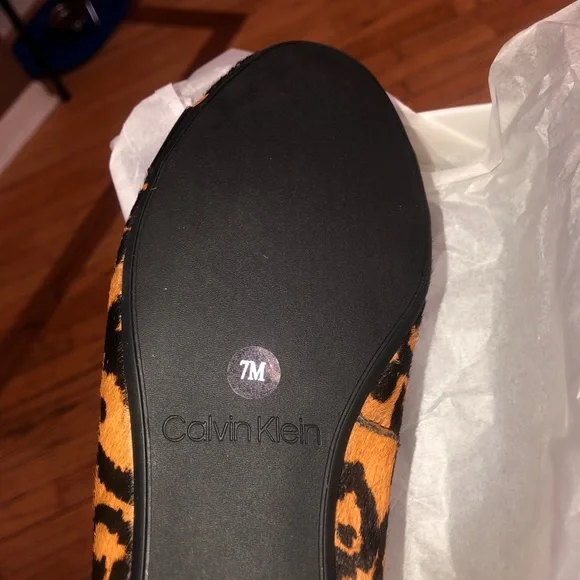 Calvin Klein Women's Pointed Toe Ballet Flats