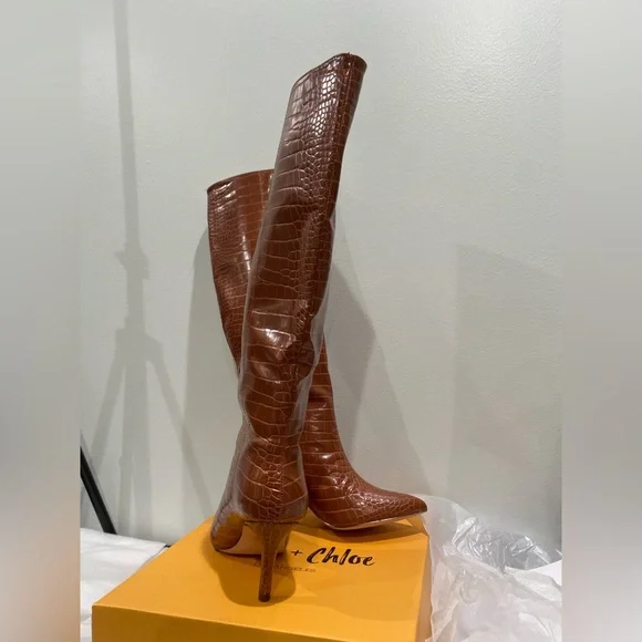 Chase and Chloe Knee High Boots