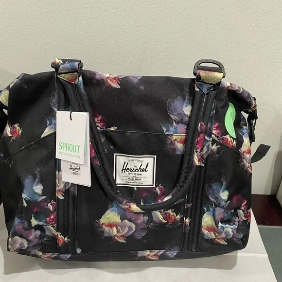 Herschel Supply Co. Sprout Floral Diaper Bag