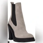 Marc Fisher Ramiro Leather Lug Sole Bootie