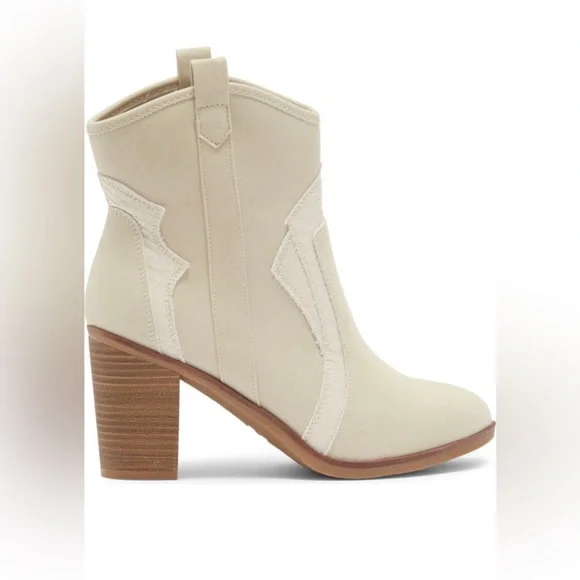 MIA Simmone Ivory Western Cowboy Boots