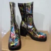 Steve Madden Klayton Comic Print Platform Boots