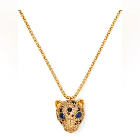 Kate Spade Leopard Pendant Necklace