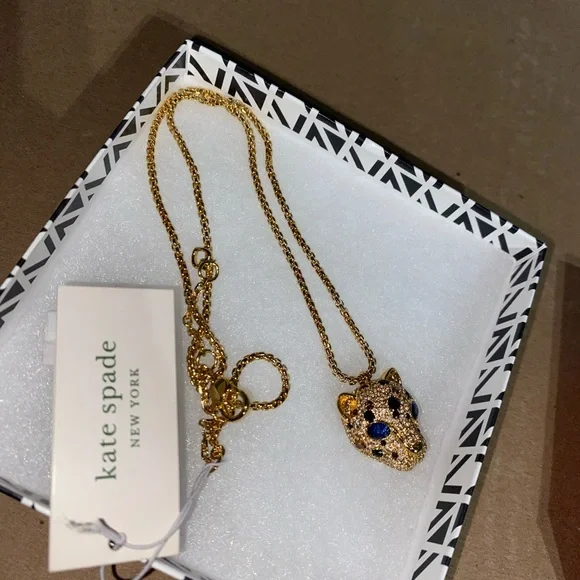 Kate Spade Leopard Pendant Necklace