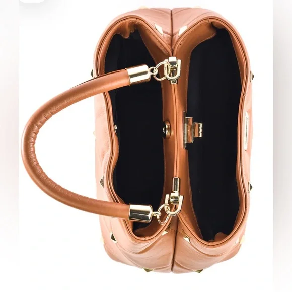 Italian Genuine Leather Top Handle Bag
