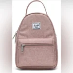 Herschel Supply Co. Nova Mini Backpack – Ash Rose Crosshatch Pink