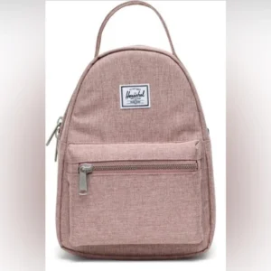 Herschel Supply Co. Nova Mini Backpack – Ash Rose Crosshatch Pink