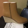 Kensie Hatley Women's Wedge Booties