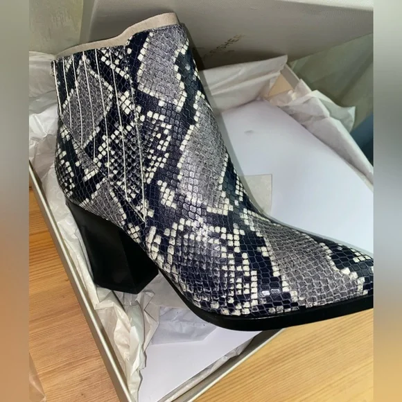 m_wp_66e9e44c87aeb60e5d3cdb5c Marc Fisher LTD Alva Pointed Toe Block Heel Booties - Snake Print
