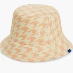 Burberry Houndstooth Cotton Bucket Hat