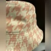 m_wp_66fe0f03e825d1e0bf62659c Burberry Houndstooth Cotton Bucket Hat