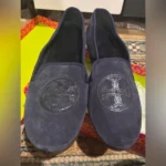 Tory Burch Billy Suede & Shearling Slippers