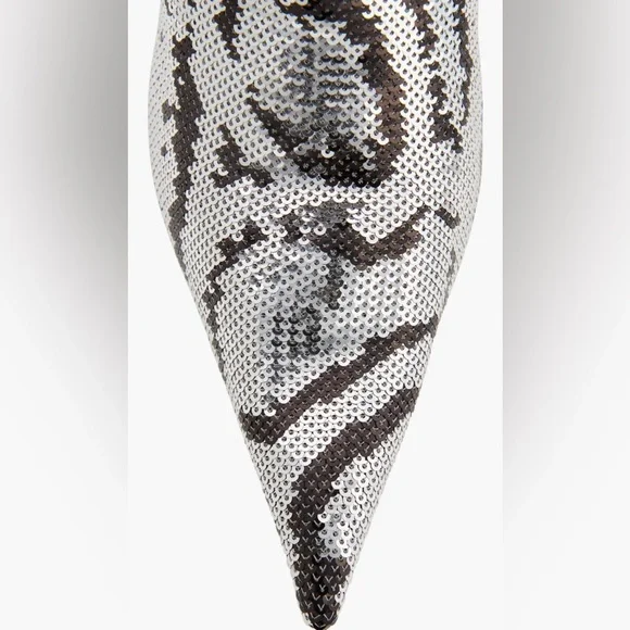 Balenciaga Sequin Knife Sock Booties