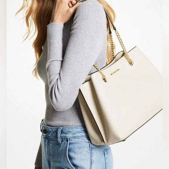 Michael Kors Large Pebbled Leather Shoulder Bag