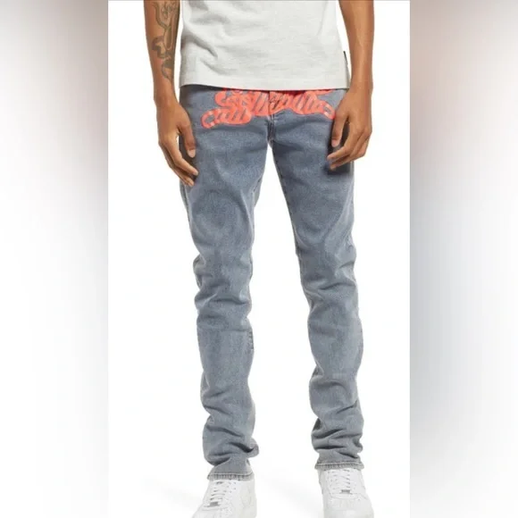 ICECREAM Neon Cherry Jeans