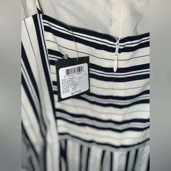 Club Monaco Women’s Bar Stripe Jumpsuit