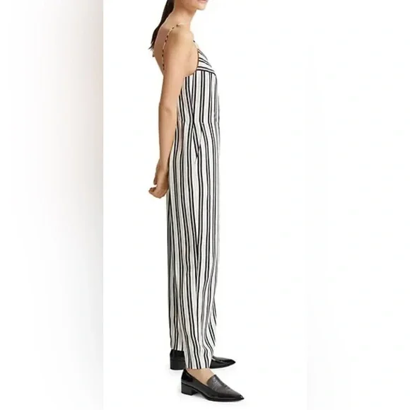 Club Monaco Women’s Bar Stripe Jumpsuit