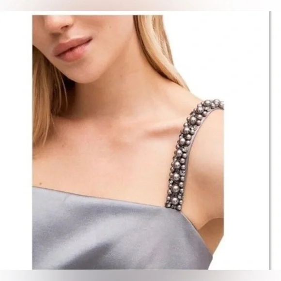 Kate Spade Pearl Pave Strap Sleeveless Shift Dress