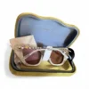 Gucci Women’s White Sunglasses with Crystal Embellishments