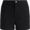 Alice + Olivia High-Rise Waist Metallic Tweed Shorts