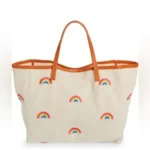 Kurt Geiger London Violet Large Cotton Canvas Tote