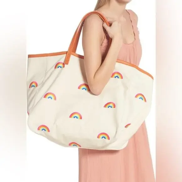 m_wp_69387c30b09b7c88c363ebd5 Kurt Geiger London Violet Large Cotton Canvas Tote