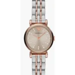 Emporio Armani Women's Two-Tone Stainless Steel Watch - Crystal Marker Dial